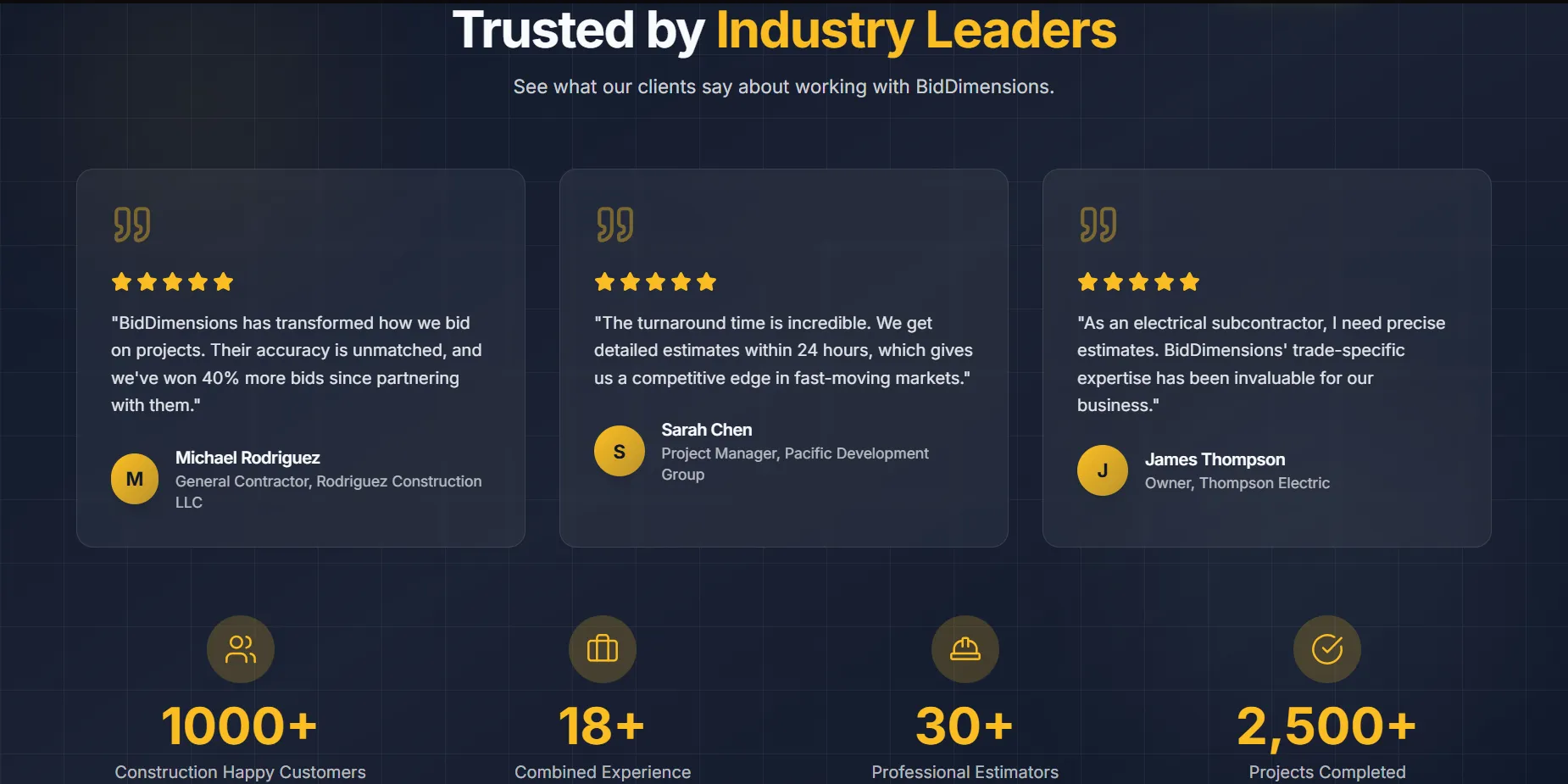 Client Testimonials