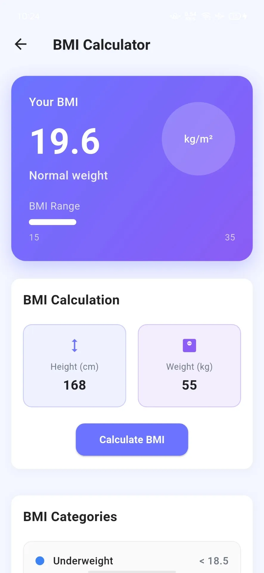 BMI Calculator