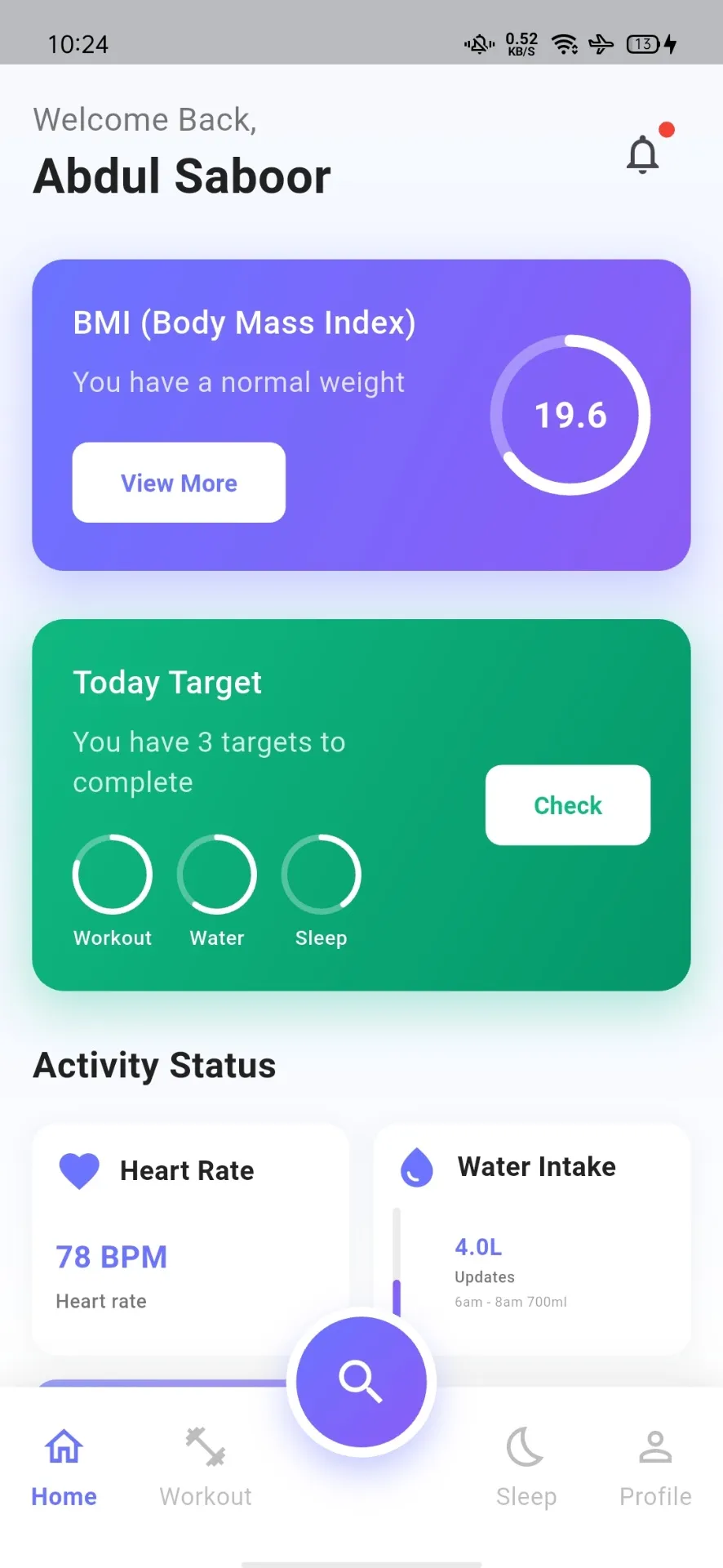 Dashboard Overview