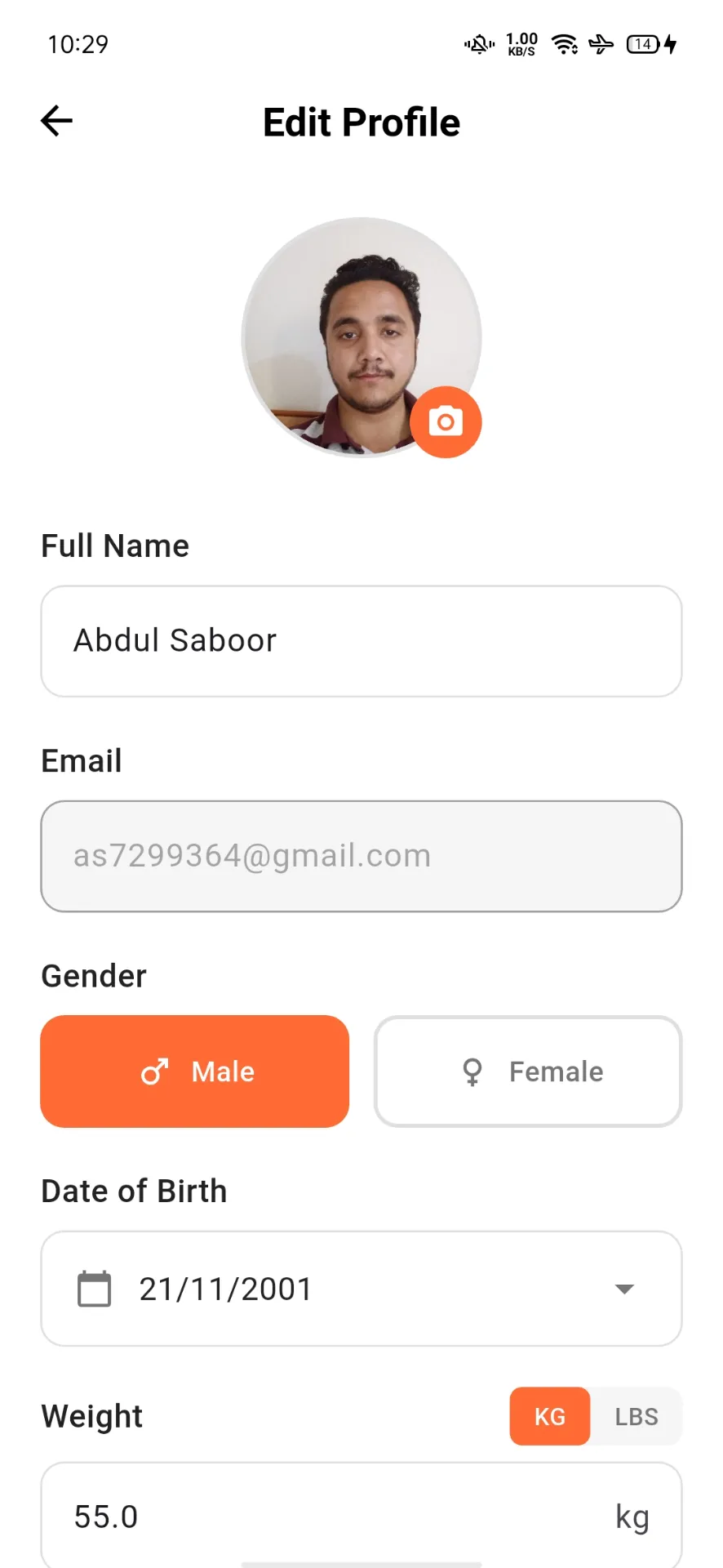 Edit Profile
