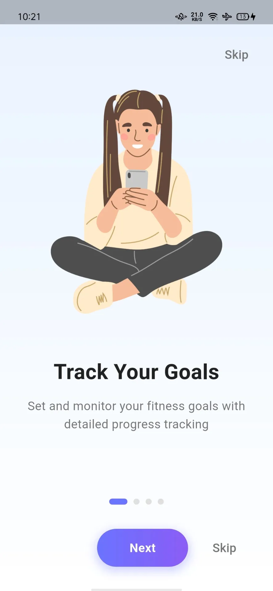 Onboarding - Track Your Goals
