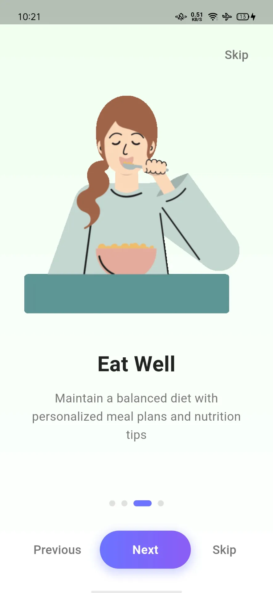 Onboarding - Eat Well