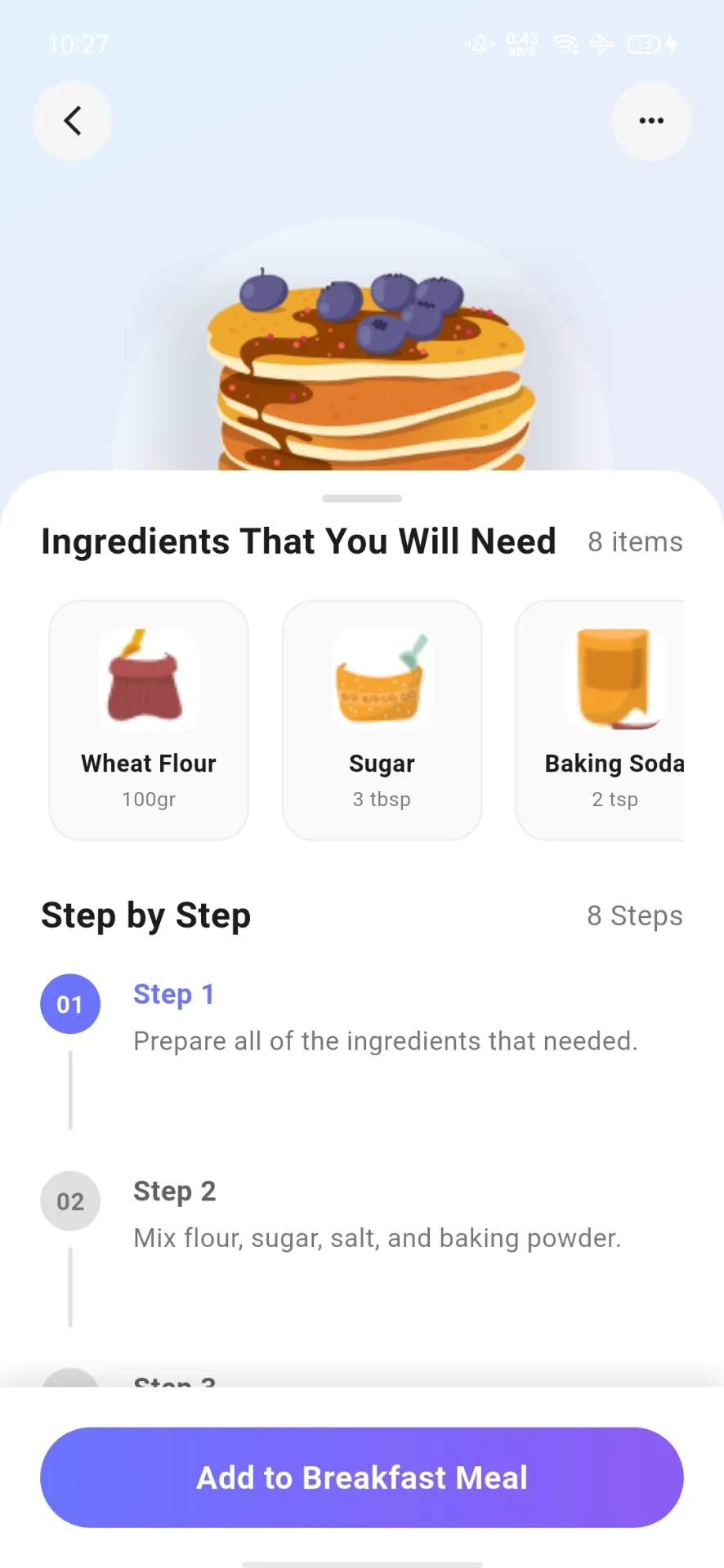 Recipe Ingredients & Steps