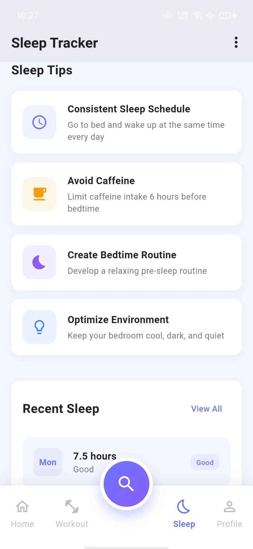 Sleep Tips & Advice