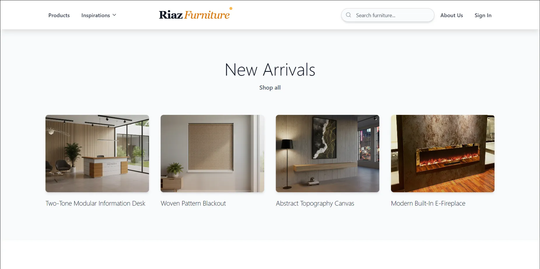 New Arrivals Section